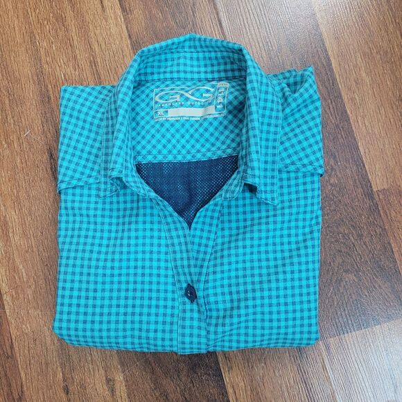 GameGuard Women’s XL Fishing Shirt Quick Dry Vented Outdoor Button Up - Picture 2 of 9